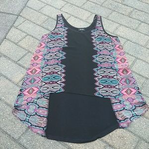 Nicole by Nicole Miller high low tank top small